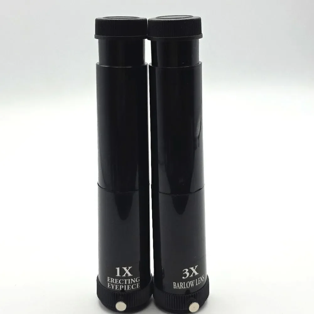 Barlow 1X 3X Erecting Telescope Eyepiece Set  4mm, 9mm, 20mm + Erecting Eyepiece